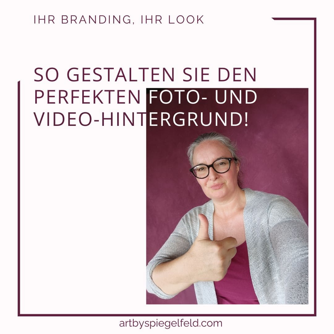 Fotohintergrund mit Branding-Color