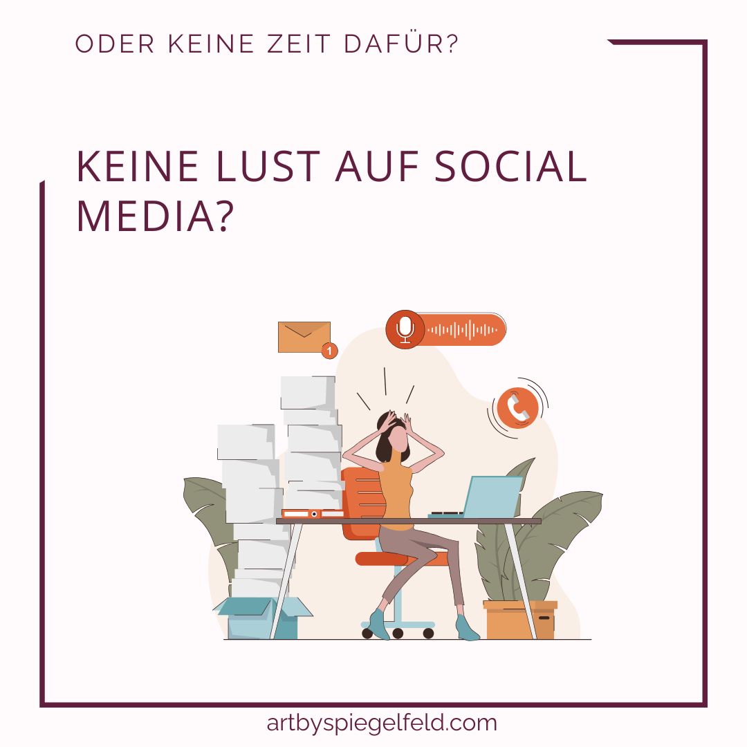 Haben Sie keine Lust oder keine Zeit für social Media