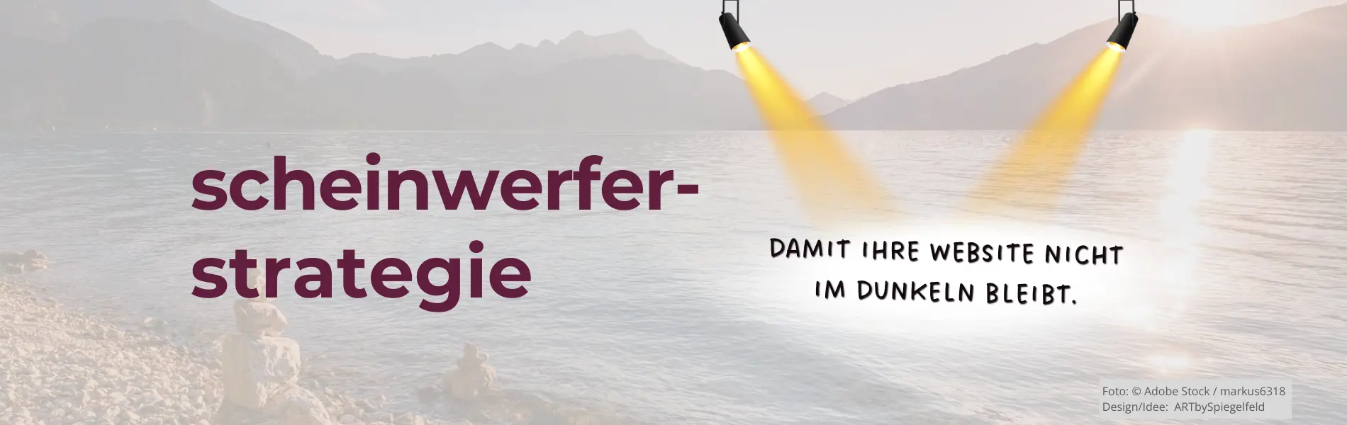 Banner marketing für webdesign