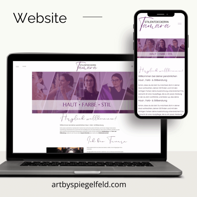 Webseite Tamara Leitner