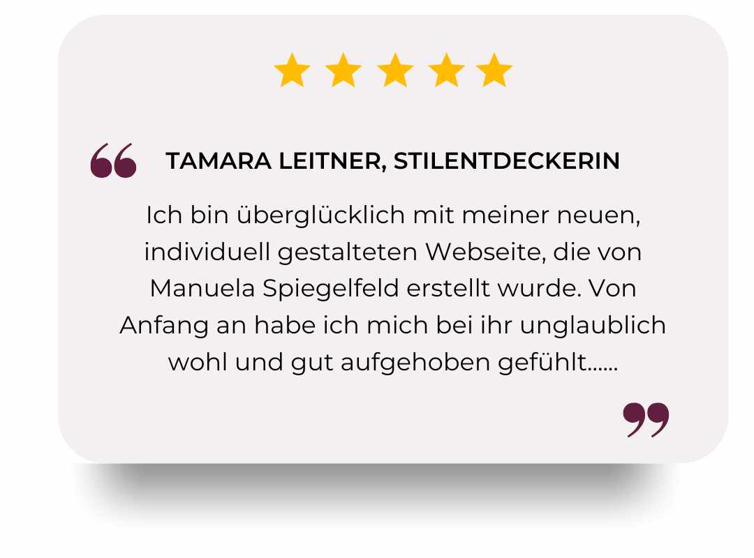 Bewertung von Stilentdeckerin