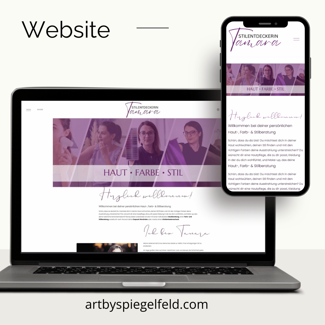 Webseite Tamara Leitner
