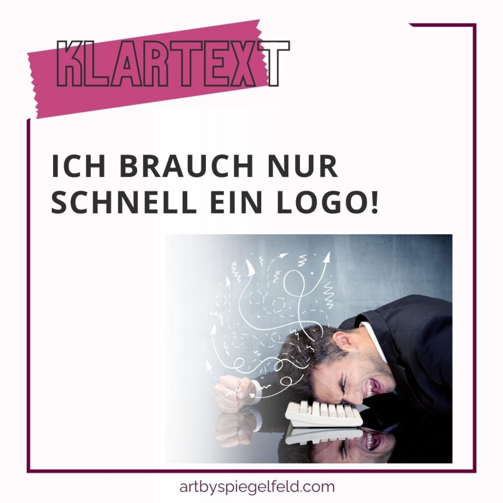 Ein hochwertig gestaltetes, minimalistisches Logo auf edlem Hintergrund, das Professionalität ausstrahlt statt einer billigen Notlösung.