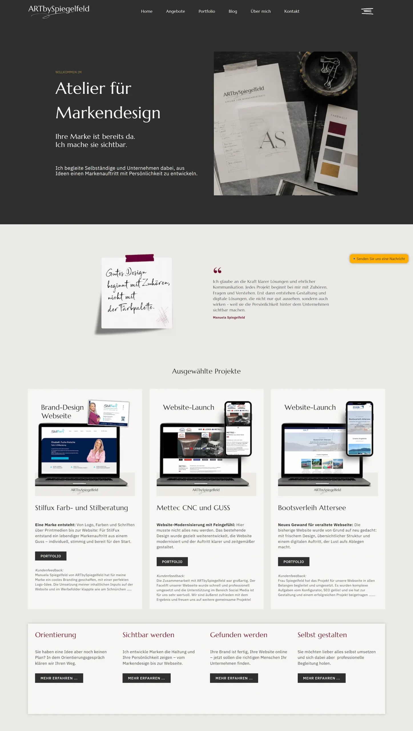 Redesign Webseite